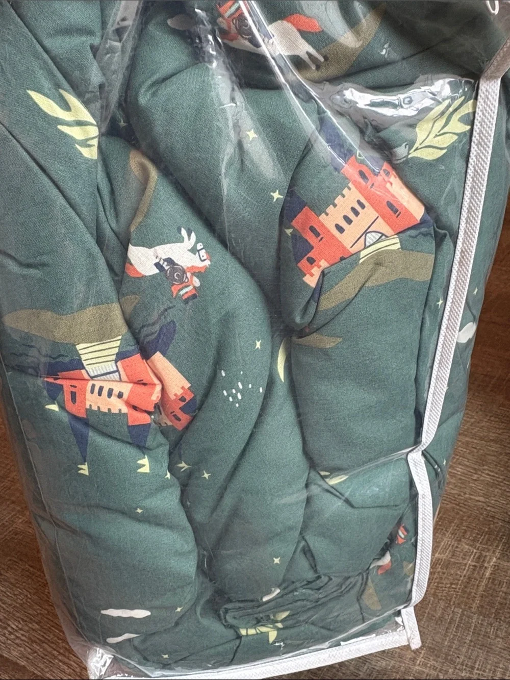 Pillowfort Dragon Comforter Set Full/Queen Forest Green NEW